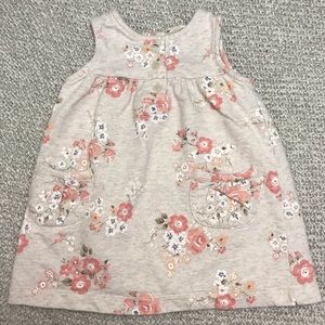 Carter's Dresses - Carter’s Cream and Pink Sleeveless Baby Dress Carter's Dresses - Carter’s Cream and Pink Sleeveless Baby Dress